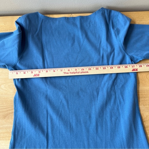 J MCLAUGHLIN GOLDIE TEE SHIRT M BOATNECK STRETCH COTTON CASUAL TIMELESS SUMMER - Picture 6 of 12